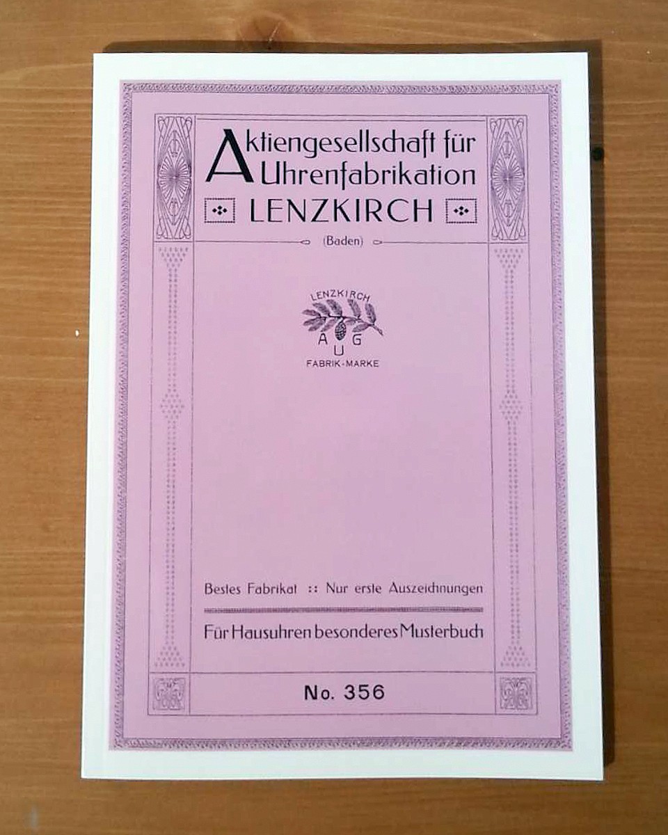 Uhrenbuch Tisch- und Wanduhren Katalog D7 1913 Musterbuch Pfeilkreuz H.A.U 