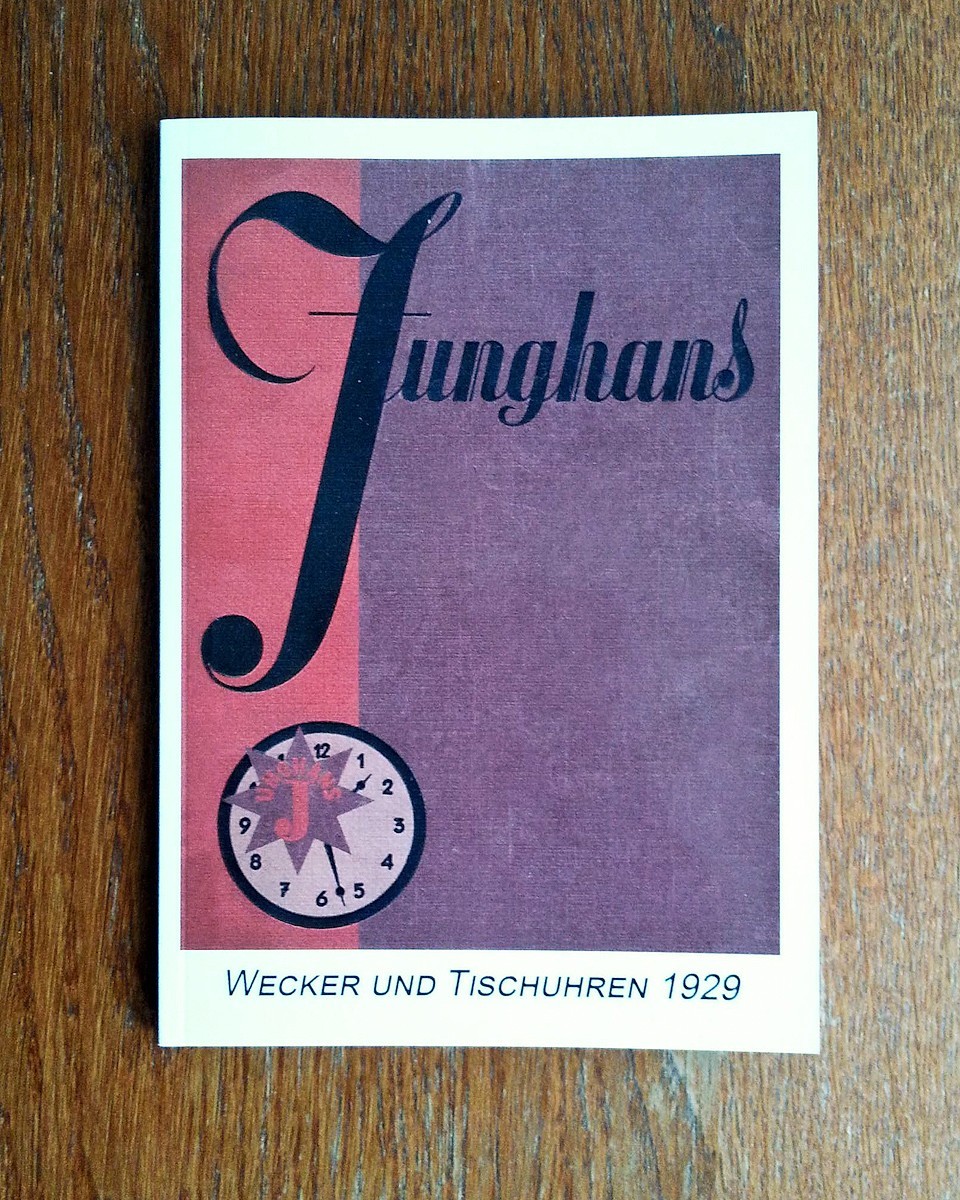 Junghans Katalog 1929, Wecker und Tischuhren